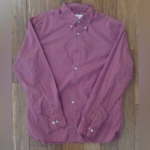 Brooks Brothers Button Down Shirt Men’s M Red Polka Dot - Pre-owned